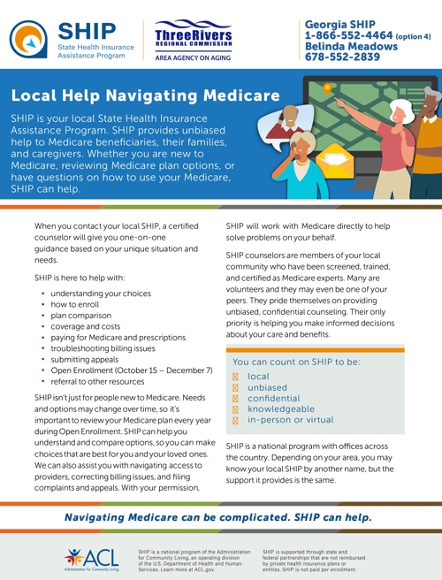Assistance Navigating Medicare and Medicaid