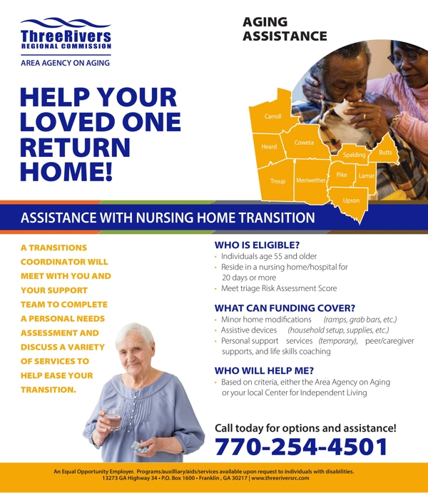 Assistance with Nursing Home Transition